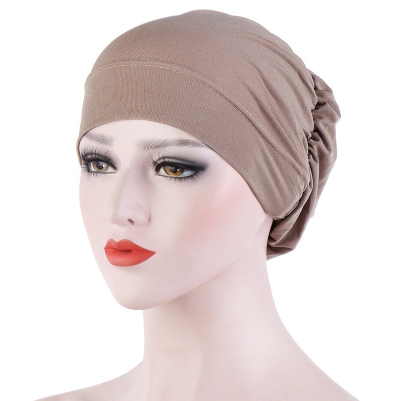 Gorro turbante Vintage francés, Bandana femenina a la , diadema para mujer, gorro para cubrir el cabello, envolturas para la cabeza para mujer, pañuelo musulmán para la cabeza: Luz oliver