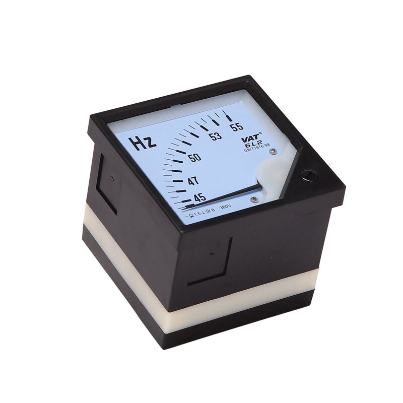 Frequency Tester Square Panel Analog Frequency Meter High Accuracy Digital Analog Multimeter 45-55Hz