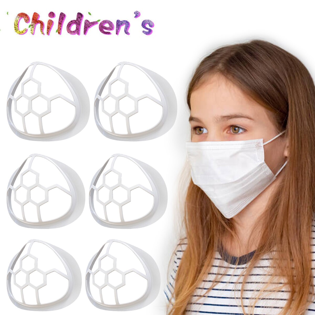 1/5/10Pcs 3D Maske Halterung Maske Zubehör Atmen Reibungslos Und Kühle Maske Halter Atmungsaktive Ventil Gesundheit pflege Zubehör: Style-3 / 5pcs