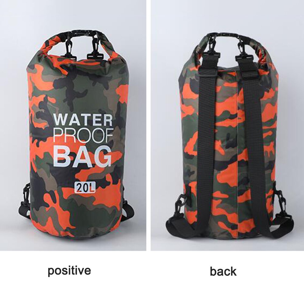 Sport impermeabile borsa asciutta zaino galleggiante nautica Rafting kayak campeggio escursionismo fiume nuoto kit da viaggio 2L/5L/10L/20L