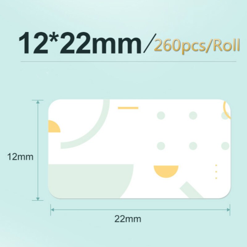 Niimbot D11/D61 Label Printer Printer Paper Roll Label Sticker Waterproof Anti-Oil Tear-Resistant Price Label Scratch-Resistant: 01 bopuhuawen