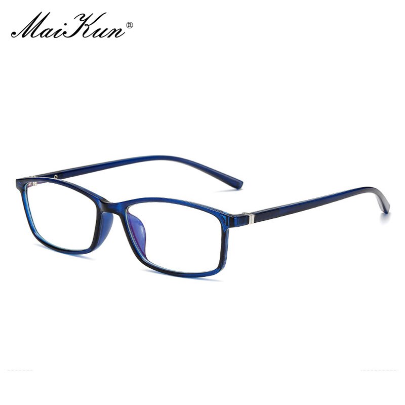 Maikun Box Anti-Blue Radiation Glasses Mobile Phone Computer Eye Protection Flat Glasses Unisex: Blue