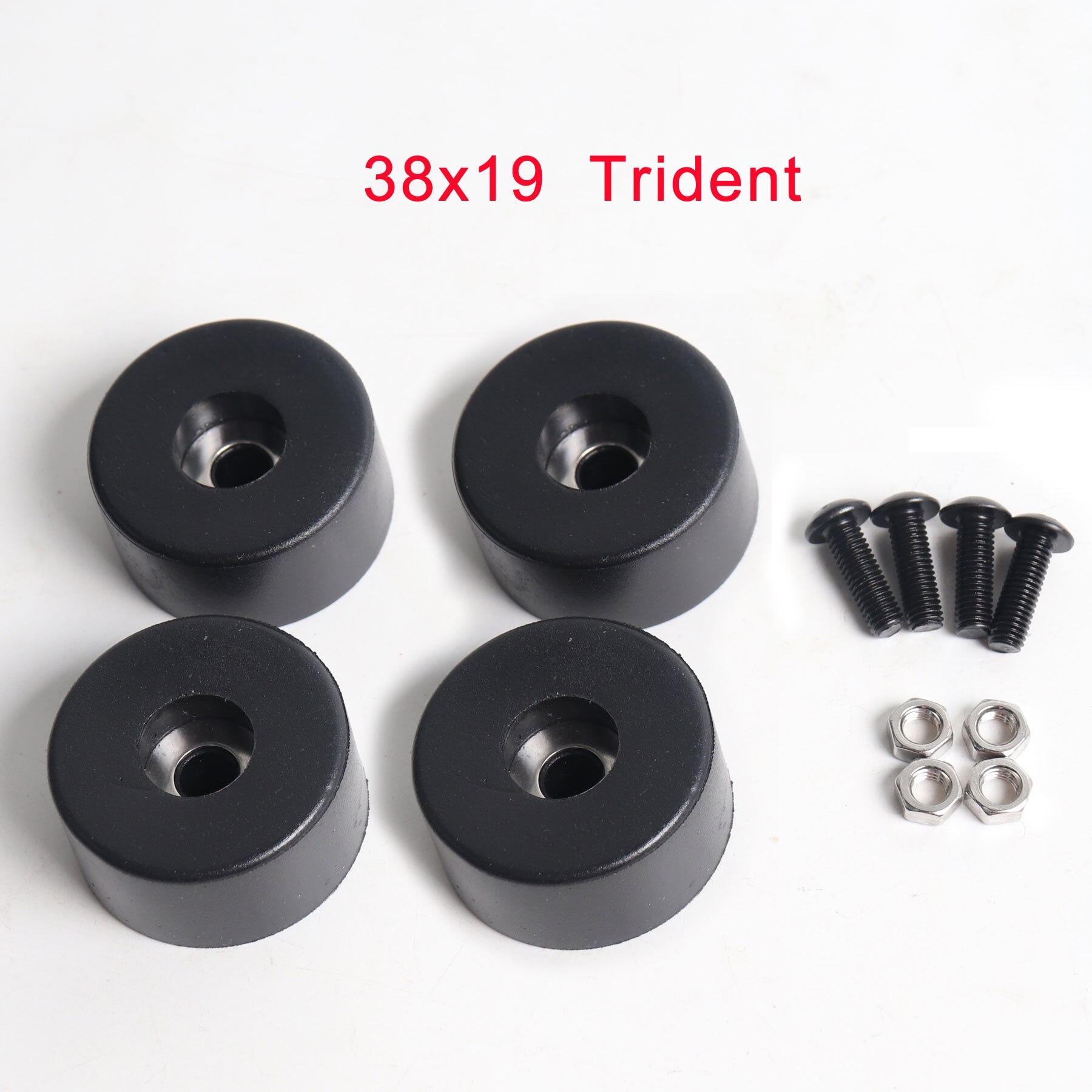 Blurolls 4 stück voron 2.4 gummifüße voron trident  v2.4 3d drucker-antirutschfüße 38*19 47*19: Dreizack