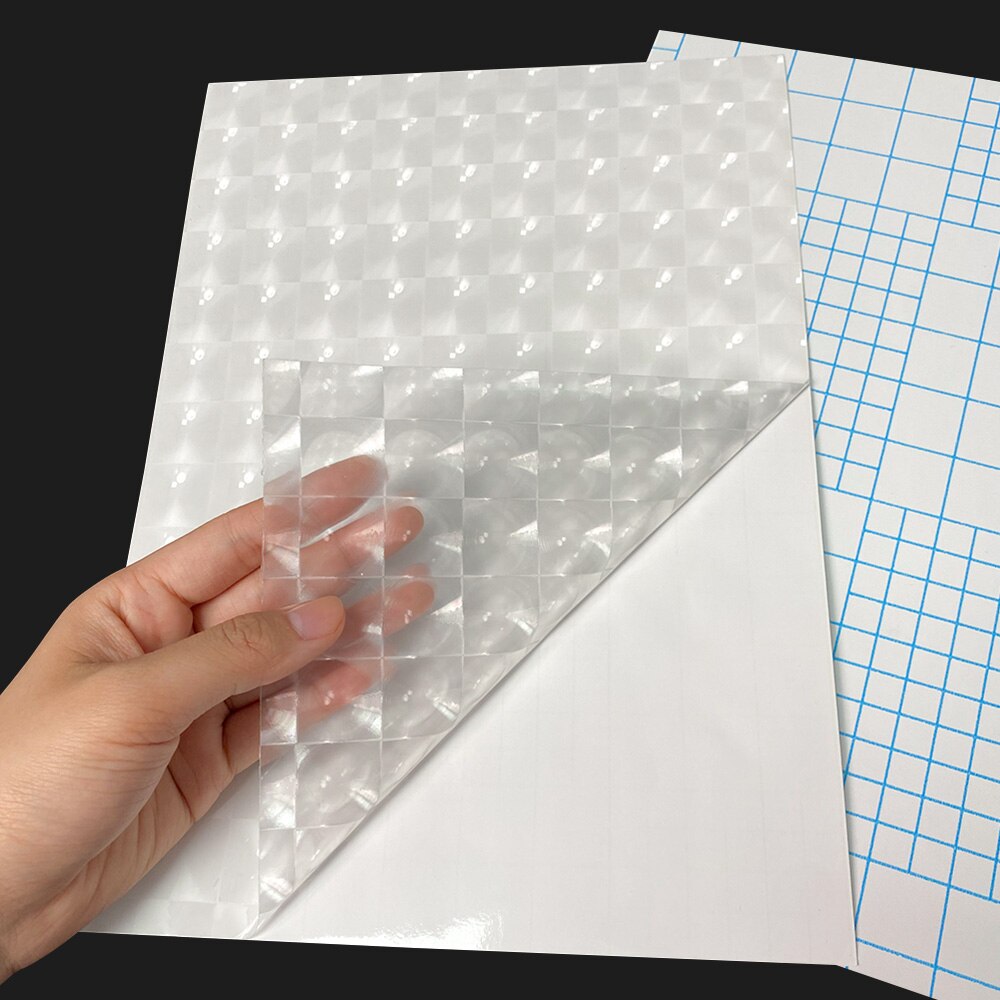 10 blätter Gebrochen Glas Hologramm Kalt Laminierung Film Aufkleber A4 Blätter Stern glänzend Punkte DIY Paket Karte Foto Holographische Film: 14 Katze Auge