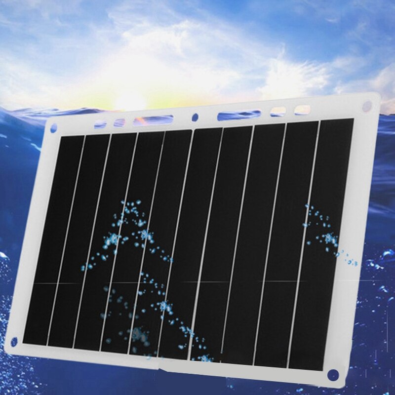 10W 6V Solar Panel Flexible Portable Solar Charging Panel USB Interface for Outdoor Camping Travel