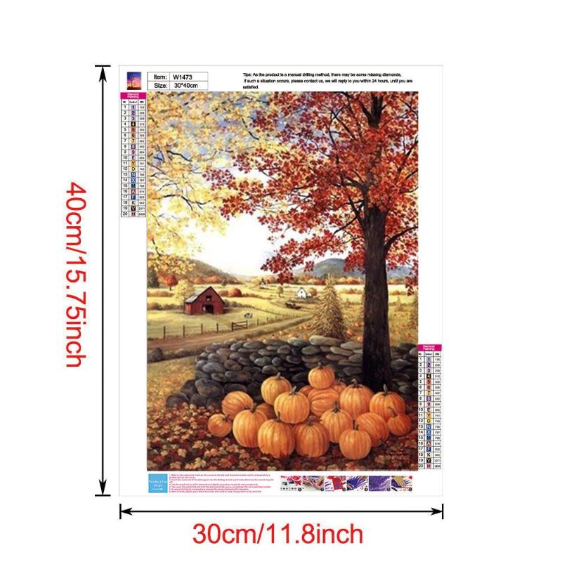 5D DIY Volledige Boor Diamant Schilderij Landschap Kruissteek Mozaïek Craft Kits Diamant Schilderij Tekening voor Thuis en Party Decor: C
