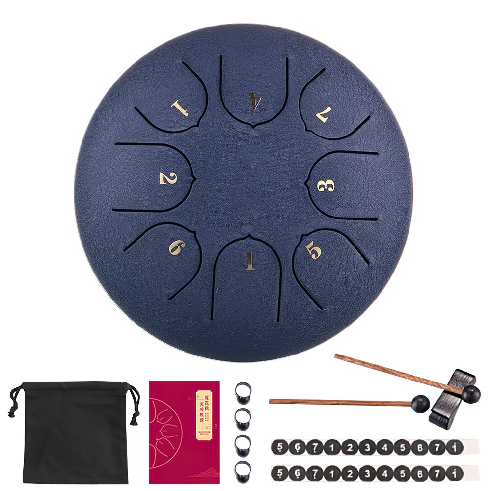 Hvru – tambour éthéré 6 pouces, 8 tons, série haut de gamme, Instruments de Percussion, réglage C, pour adultes et enfants,: 07(6 inch)
