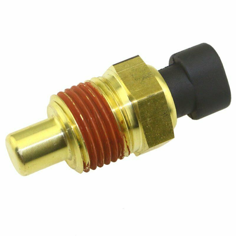 2 Stitches Temperature Sensor Equipment Temp Sending For Peterbilt/Kenworth Male Connector Gender Black