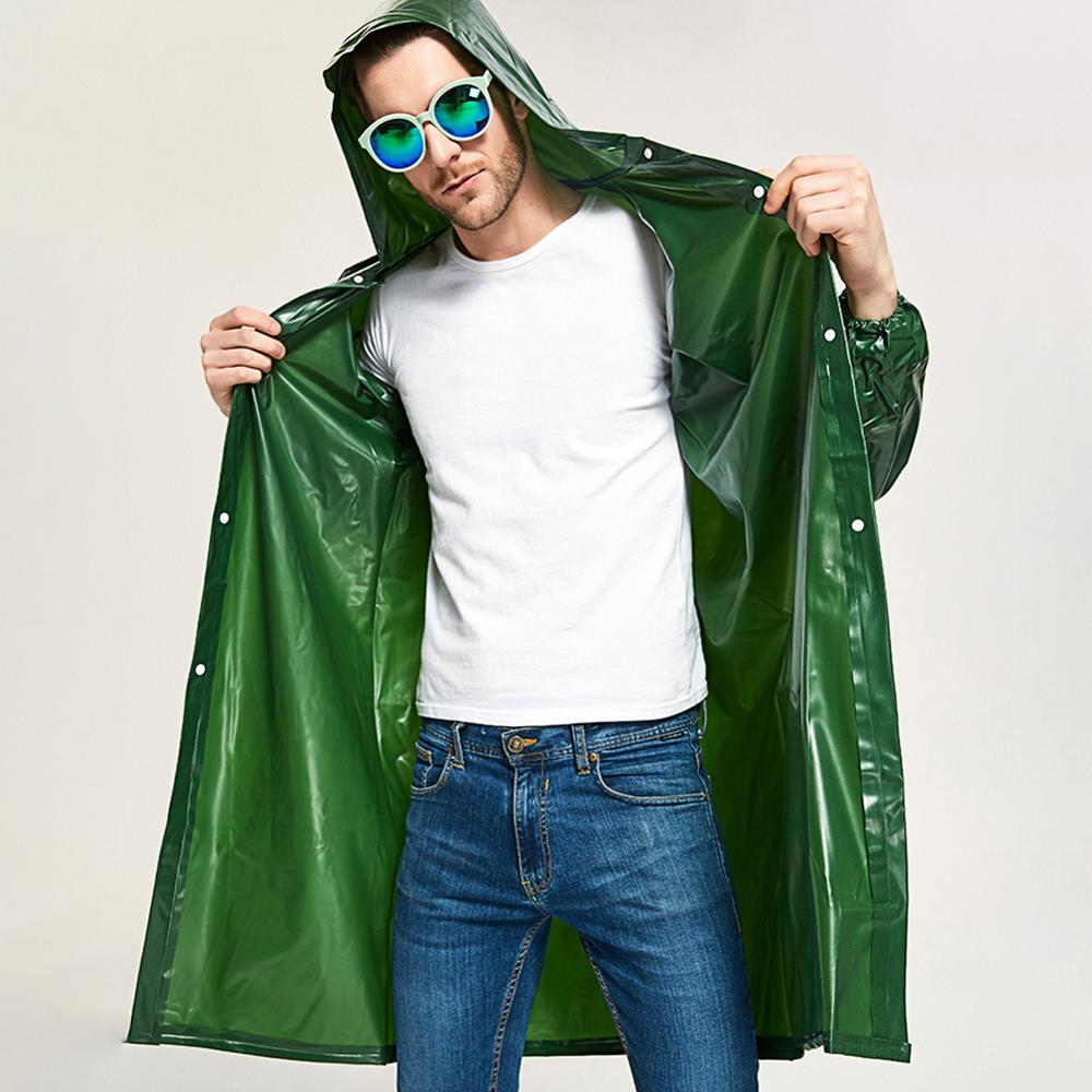Regenponcho voor volwassenen, waterdichte regenjas met capuchon, lichtgewicht, herbruikbaar, voor vissen, fietsen, wandelen, buitenactiviteiten