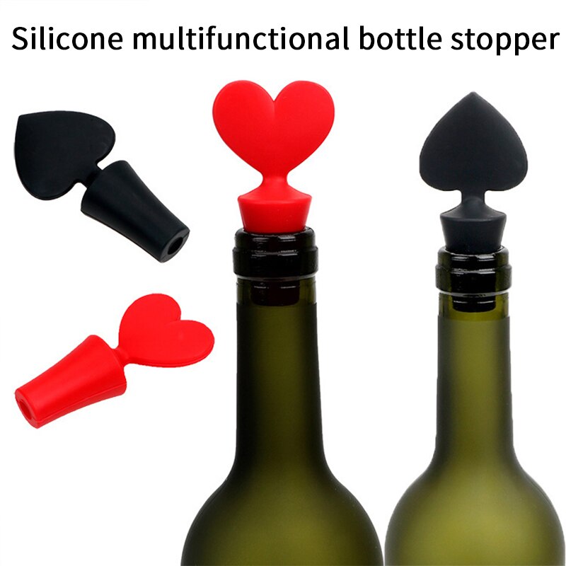 Siliconen Wijnfles Stop Wijn Stop Familie Bar Behoud Gereedschappen Siliconen Creatieve Veilig En Gezond