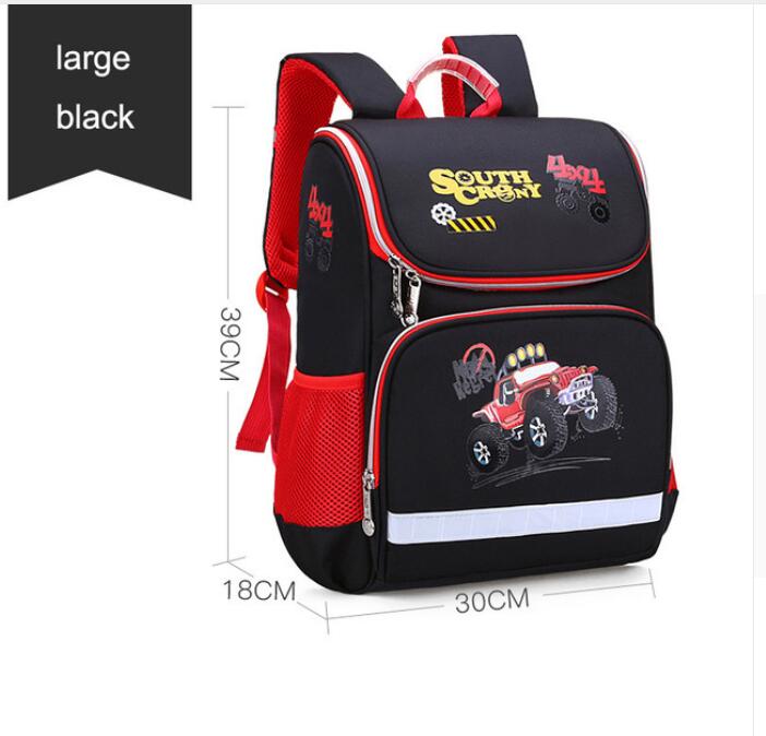 1-5 Grade enfants sacs d'école enfants sac à dos école pour garçons filles école sac à dos enfant étanche grand papillon sac à dos enfants: black big