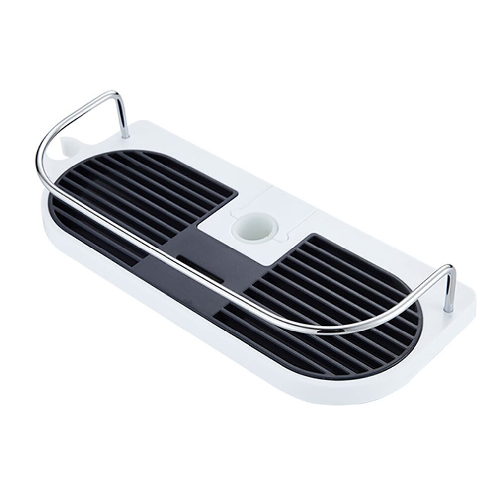 Wall Mount Square Black Wire Space Saving Durable Rustproof Basket Organizer Shelf Storage Rack Shelving For Bathroom Kitchen