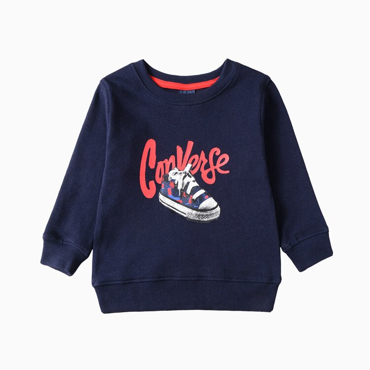 Printemps Dessin Animé Filles Vêtements Streetwear Garçons Chemises Col Rond Bébé Garçons Hauts Manches Longues Décontracté Enfants T-Shirt