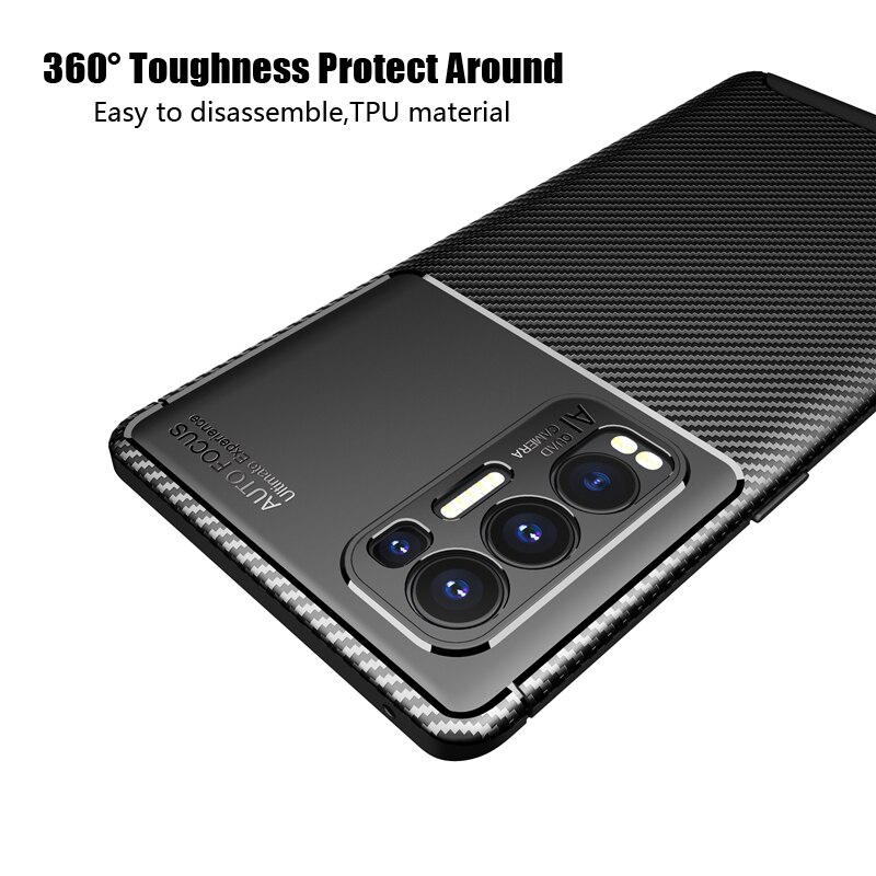 Voor Cover Oppo Vinden X3 Neo Case Tpu Shockproof Bumper Zachte Siliconen Matte Back Cover Vinden X3 Neo Telefoon Case voor Oppo Vinden X3 Neo