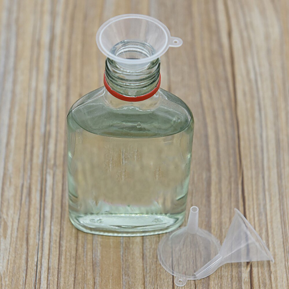 Mini entonnoirs en plastique pour diffuseur de parfum, 10 pièces, Mini bouteille d'huile liquide pour bouteilles étroites et fines à goulot