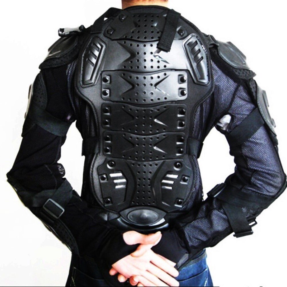 Motorcycle Full Body Armor Jacket Motocross Racing Spine Chest Protector Gear