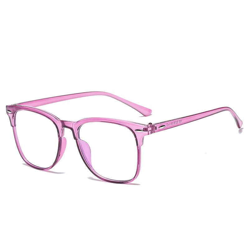 Transparent Computer Glasses Frame Women Men Anti Blue Light square Eyewear Blocking Glasses Optical Spectacle Eyeglass: 4