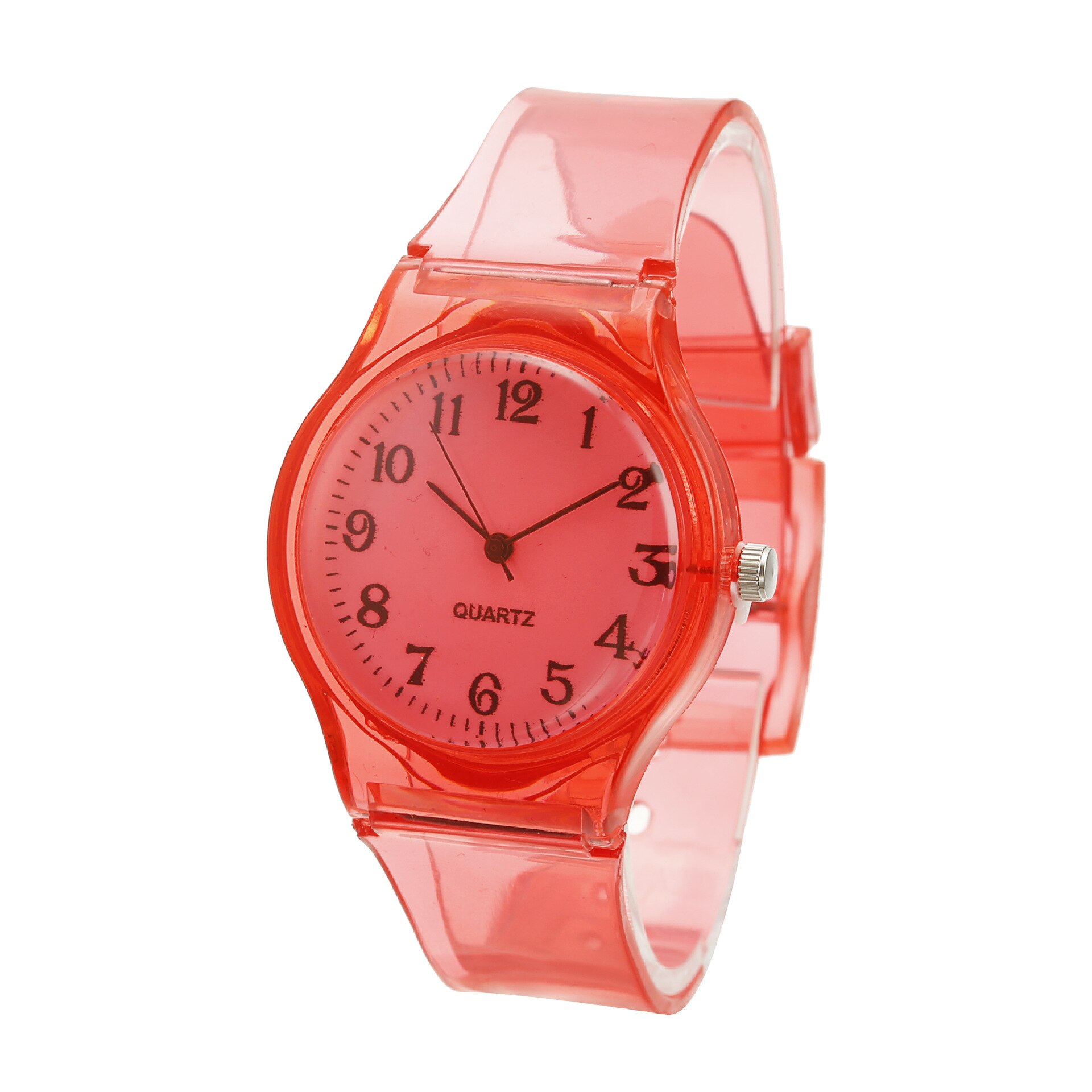 Horloges Numbers Transparante Rubber Transparant Clear Goedkope Rubber Horloges