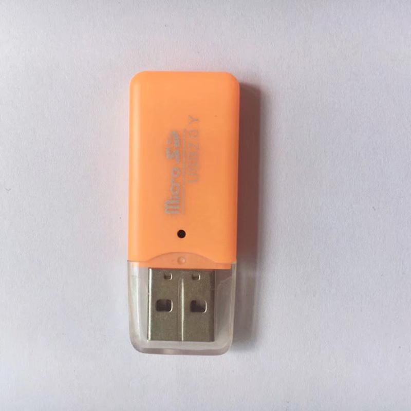 For Windows USB Memory Card Classic Adapter Mini-BG1 Mini Micro SD TF T-Flash Memory Card USB2.0 Card Reader Adapter Adapter: Yellow