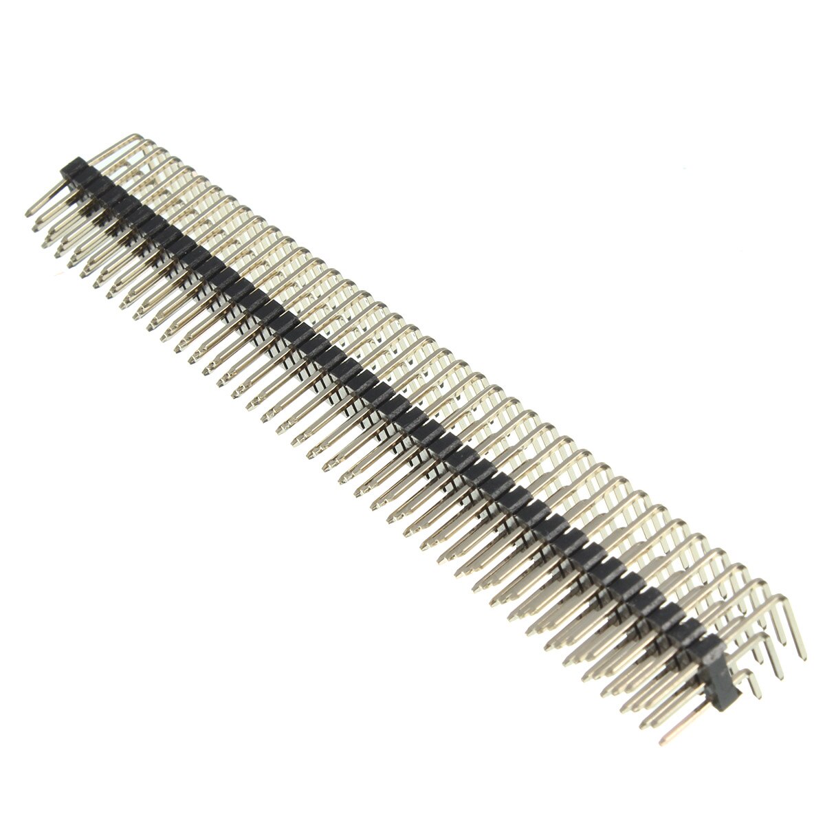 2.54mm 3x40P Male Pins Three Row Right Angle Pin Header for PCB Plate Connector