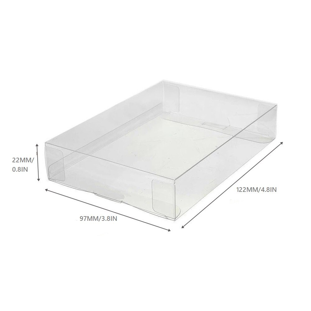 Ruitroliker 10PCS Schutz Fall Klar Kunststoff Schutz Hülse Display Box für GameGear JP Version