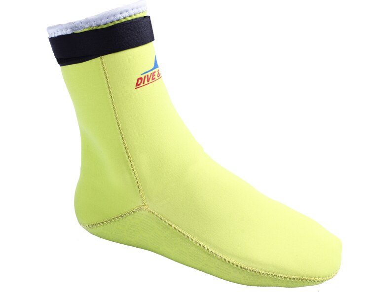 3 MM Neopreen Duiken Scuba Surfen Zwemmen Sokken Water Sport Snorkelen Laarzen: YELLOW / L
