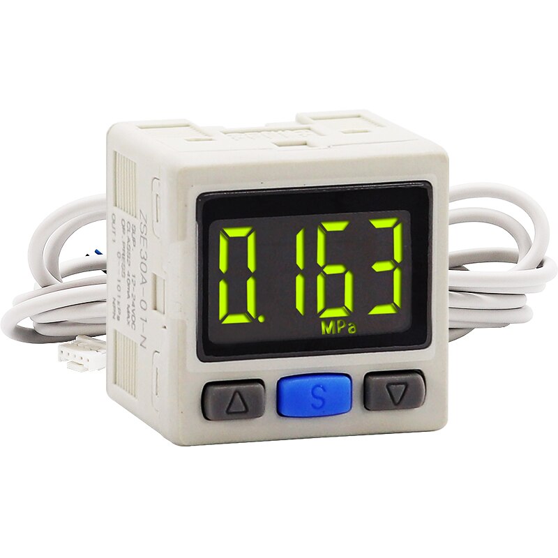SMC ISE30A ISE30AF ISE40A ISE40AF 2-Color Display High-Precision Digital Switch Pressure sensor Vacuum negative pressure gauge