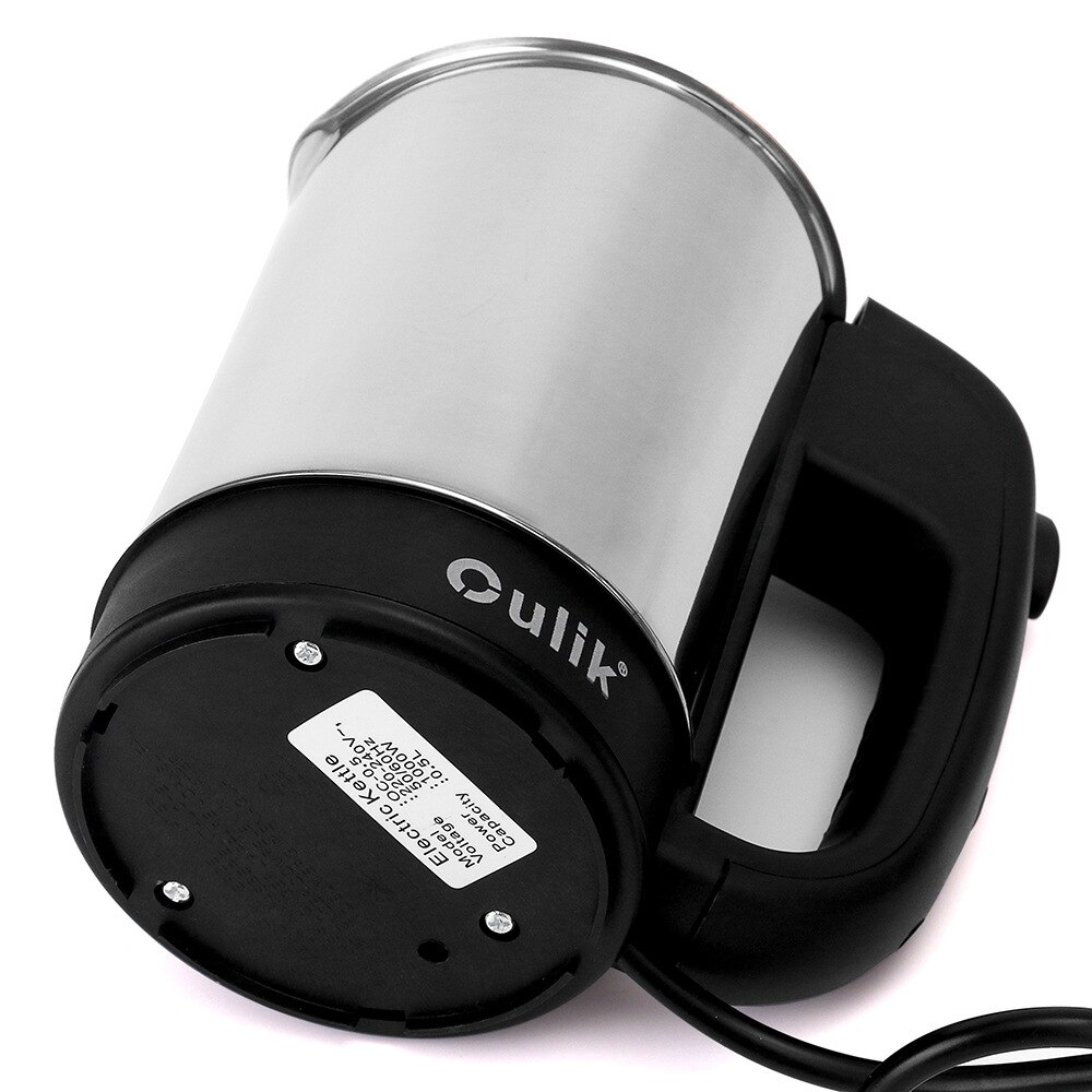 0.5L Mini Electric Kettle stainless steel 1000W Portable Travel Water Boiler