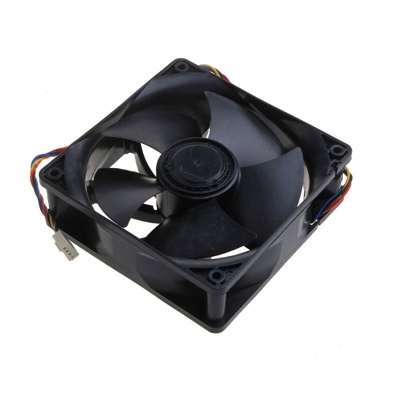 PWM 12CM Cooling Fan W12E12BS11B5-07 DC 12V Brushless 4P Cpu Dual Ball Bearing