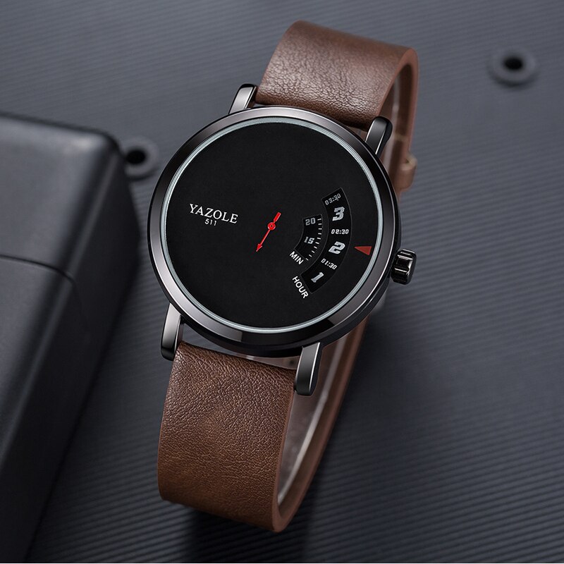 YAZOLE Mode Polshorloge Voor Mannen Waterdichte Hollow Quartz Horloge Mannen Casual Sport Horloge Montre Homme Relogio Masculino