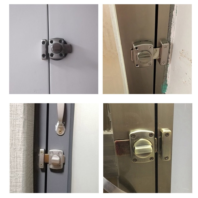 Door Latch Lock Bathroom Door Lock Chrome Toilet Turn Twist Bolt Privacy Catch Latch Tool Any Room Multicoloured