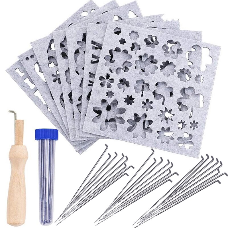 LMDZ Wool Felting Needles Wool Felt Mold Needle Felting Applique Mold Needle Felting Needle Felting Supplies Felting Kit