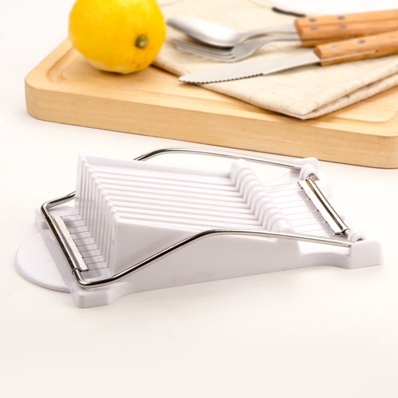 Meat Slicer Reinforced Stainless Steel Egg Fruit Soft Cheese Slicer Spam Cutter Bread Slice Cutting Tool Kitchen Accessories