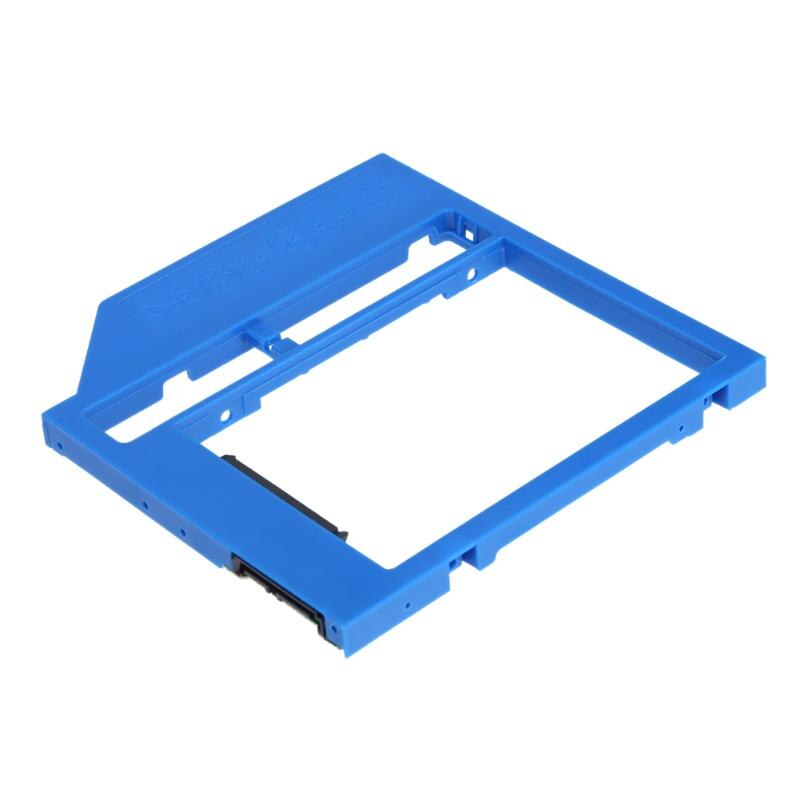 Laptop sata 3 2nd hdd caddy universal 9mm cd dvd optisk bay hårddisk adapter  to 2.5 tum sata ssd hdd väska fäste hållare