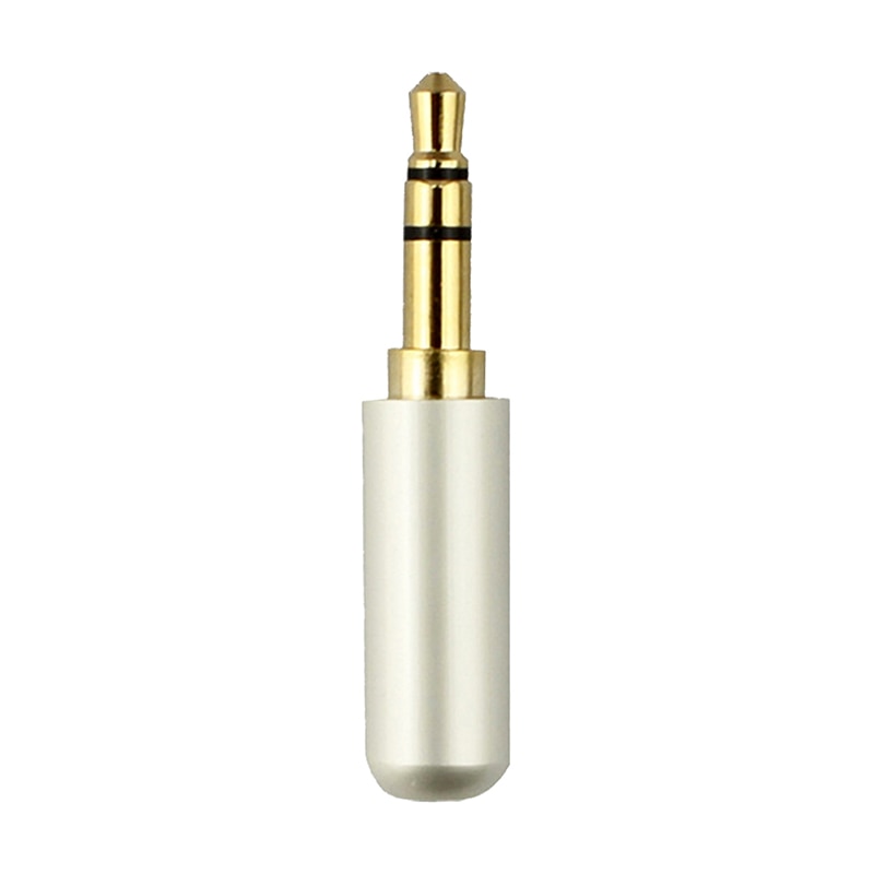 Mini Soldering Jack Stereo Jack Plug 3.5mm 3 Poles Male Plug Aluminum Stereo Plug Wire Connector Plug Earphone headphone Jack