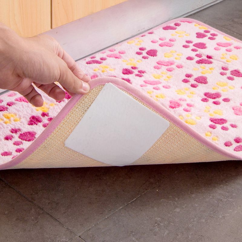 4 Stuks Herbruikbare Anti Slip Tape Stickers Lijm Sluiting Tape 10Cm Anti Curling Thuis Tapijt Tapijt Niet-geweven badkamer Mat Set