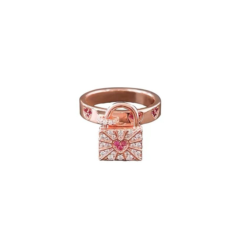 Novo fevereiro 2022 amor anel de jóias, presente do dia dos namorados, jóias femininas marroquinas