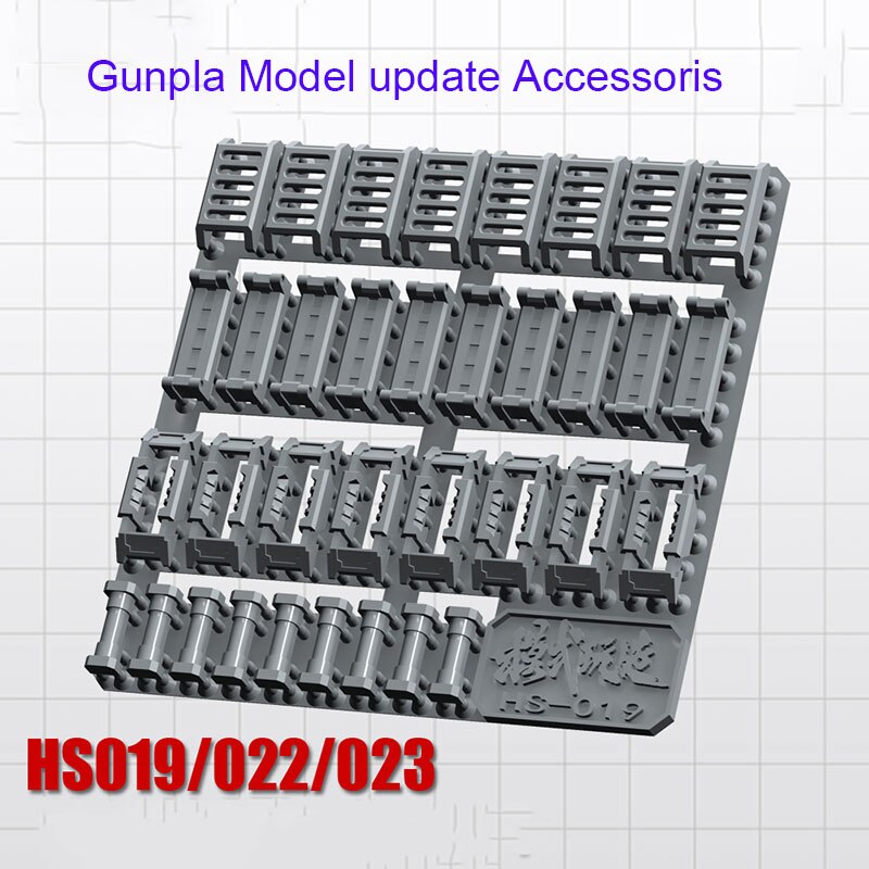 Update Accessories for Gundam Sci-fi Model Detail Modification Split-piece Reactive Armor HS019/022/023