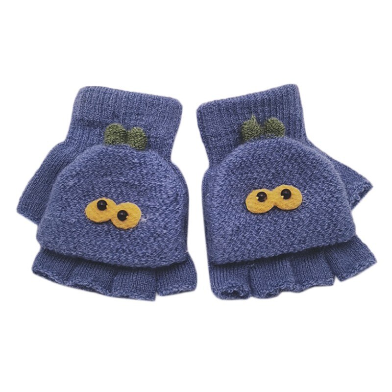 Nuovo Sveglio Del bambino Del Fumetto Guanti di Inverno di Lana A Maglia Neonato Guanti di Spessore per bambini I Bambini Tenere in Dito Guanti Caldi: L