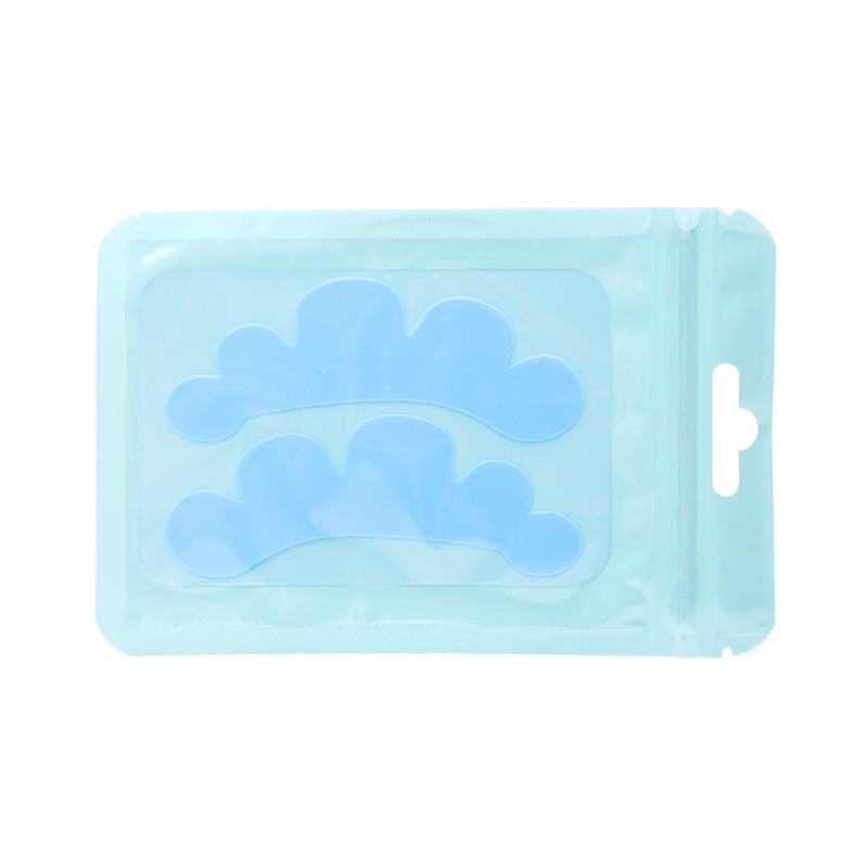 1 Paar Wimper Permanent Siliconen Oogkussens Wimper Permanent Optillen Anti-Rimpel Oogmasker Wimperverlenging Onder Oogvlekken Make-Up Tool: YELLOW