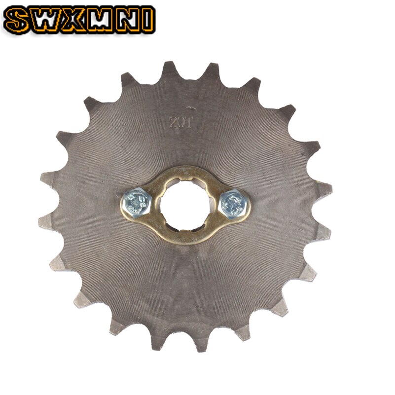 Motorcycle Steel 520 chain 20mm 20T Teeth Front Engine Sprocket For Honda Lifan ZongShen YCF ATV Quad Dirt Pit bike Buggy