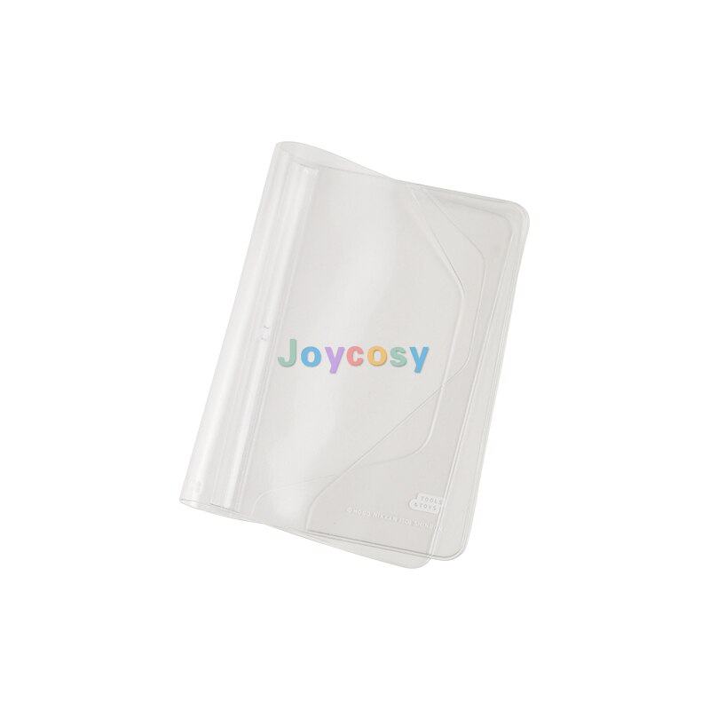 Hobonichi Techo Cover on Cover for A6 Original Planner, Clear Soft PVC Notebook Cover Protector, (Inner Paper Not Included)