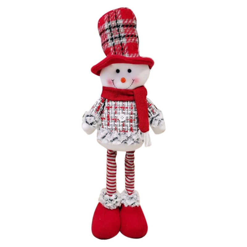 Telescopic Christmas Doll Merry Christmas Decor For Home Christmas Ornaments Xmas Year 2022: Fluorescence Yellow