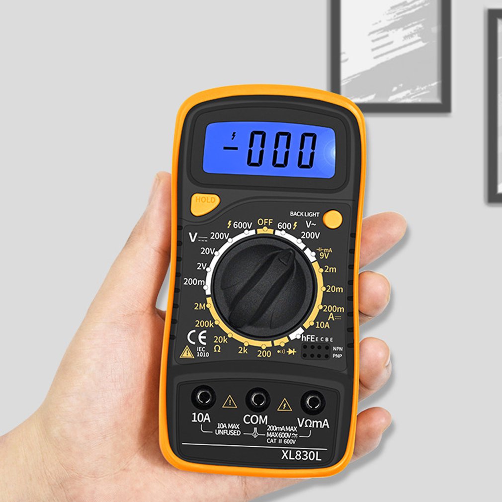 Portable High-precision Digital Display Universal Multi-function Meter With Backlight Electrician Multi-function Meter