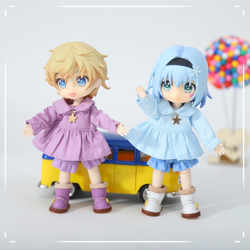 1/12bjd Bjd Poupée Chaussures Haut de gamme À La Main En Cuir De Vachette bottes Chaussures Pour Obitsu 11 OB11 Taille CGC Poupée 11cm Body9