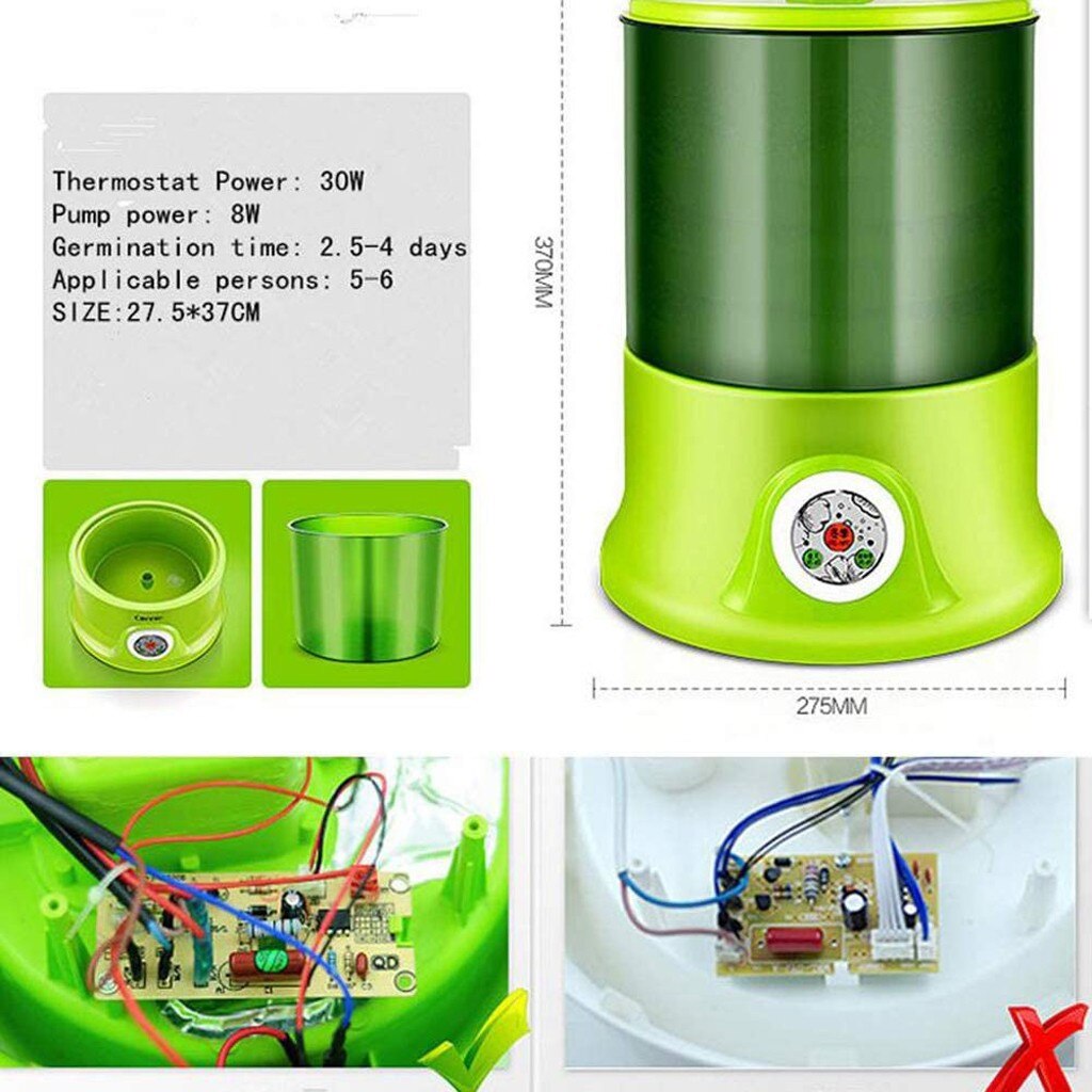 Intelligent Sprouts Machine Automatic Growing Sprout Machine Green Seeds Growing Food Processing Household