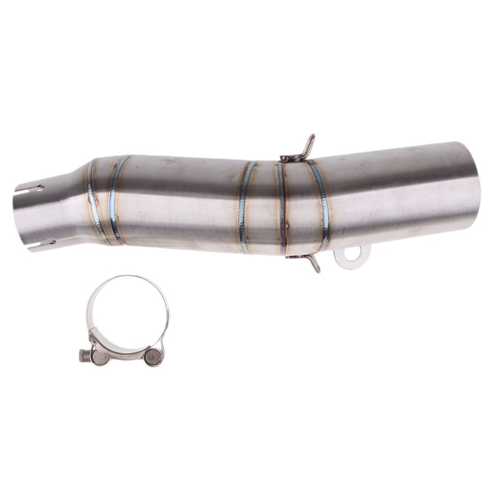 Tube collecteur central d'échappement, en acier inoxydable, 60mm, pour moto Yamaha R6 (2006 – )