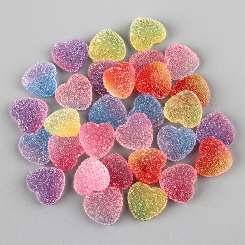 50Pcs Simulatie Zachte Sweets Candy Resin Cabochon... – Grandado