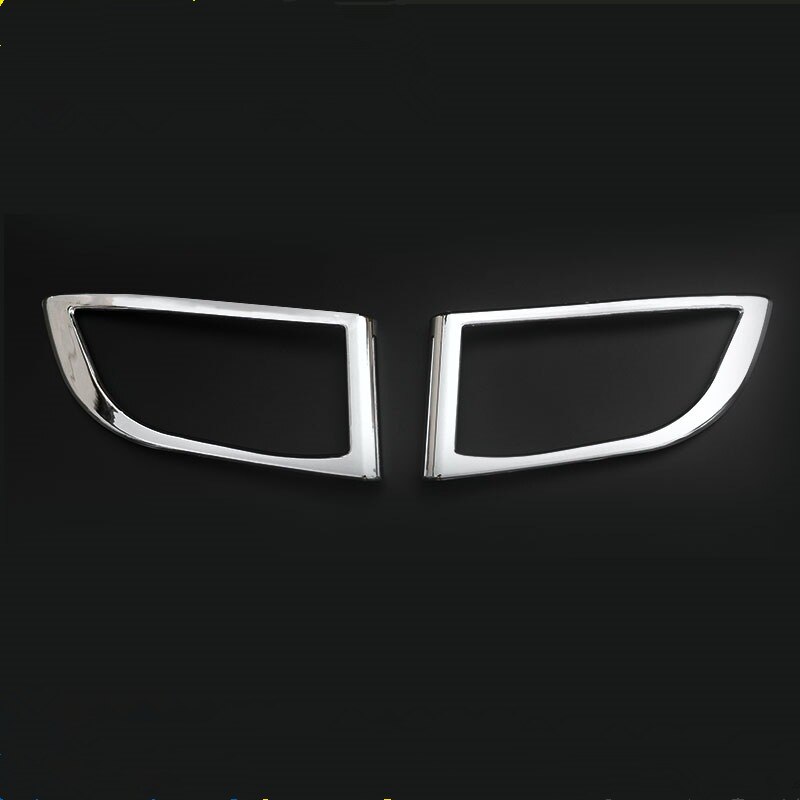 Car ABS Chrome Exterior Decor Cover Car Body Cover Stickers Frame Trim Stickers For Toyota Land Cruiser Prado 120 J120 2003: Front Fog Light