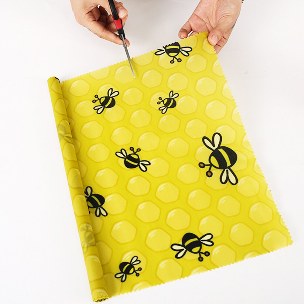 Food Beeswax Wrap Fresh-keeping Cotton Cloth For Kitchen Food Storage Sealed Packaging Food Reusable Kitchen Tools